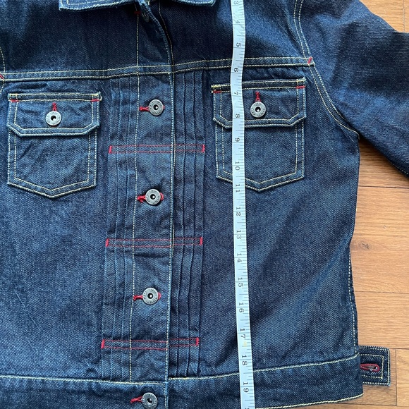 BCBG Maxazria Blue Jean Denim Jacket size S - Picture 11 of 12